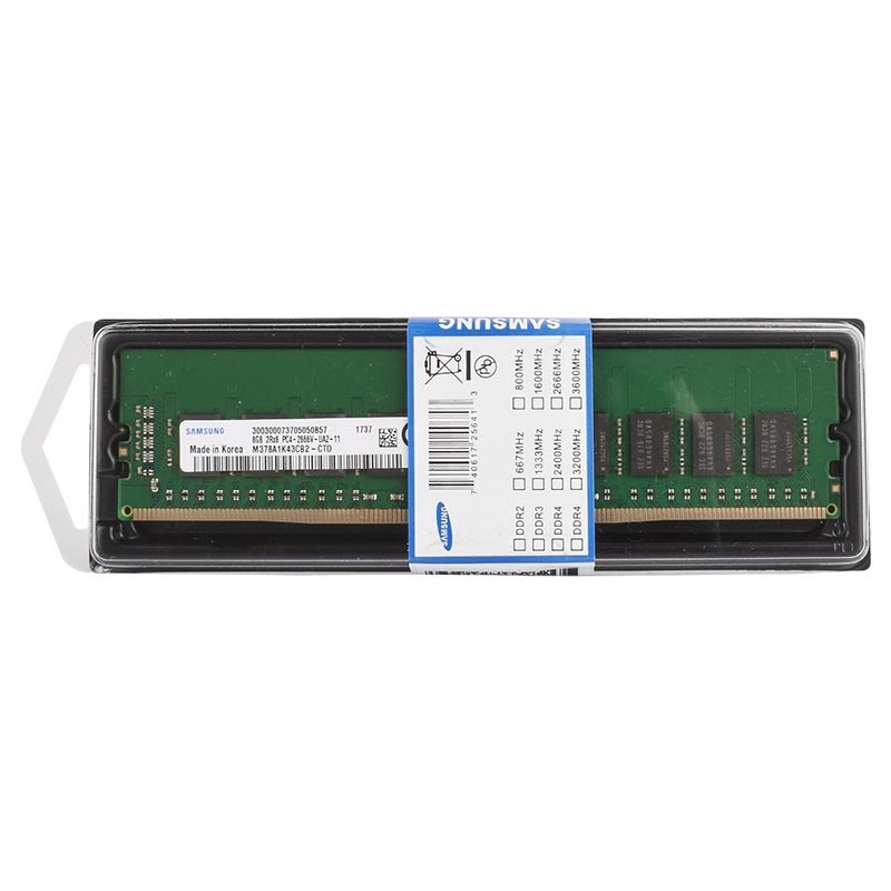 Samsung Desktop Ram DDR4 4GB 8GB 16GB 3200MHz 2666MHz 2400MHz 2133MHz 12V 288Pin MM PC21300 PC25600 
