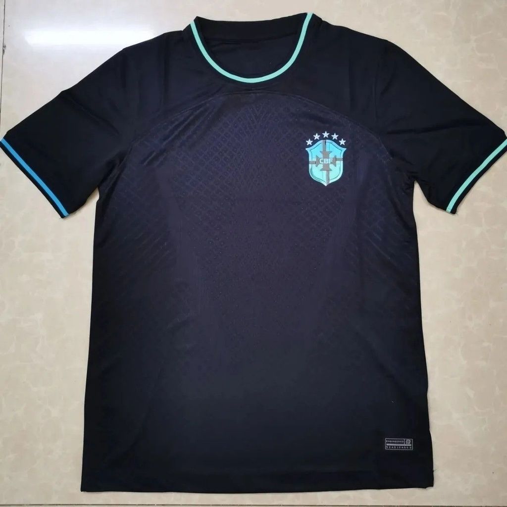 New Black 22-23 Brazil National Pre-match Kit