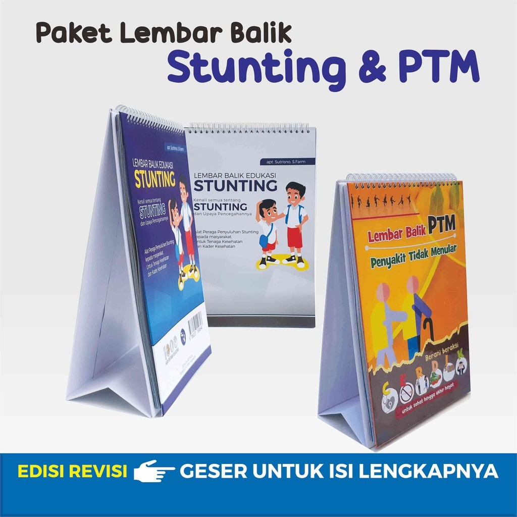 Paket Lembar Balik Stunting dan PTM, Lembar Balik Penyakit Tidak Menular