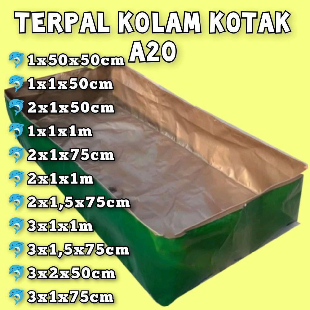terpal kolam A20 terpal tebal terpal penampungan air Camping Outdoor