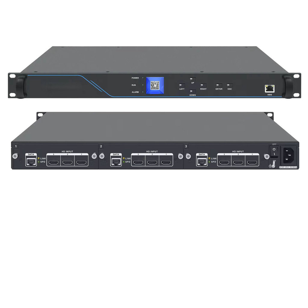 9channel HDMI to IP encoder IPTV TV Cable TV system frontend equipment HD H264 video encoder