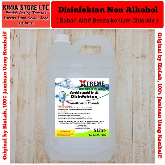 Goldy Petshop Disinfektan / Disenfektan 5 Liter / Cairan Disinfektan - BioLab BKC 5L