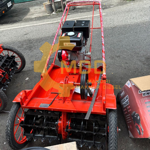 MESIN BAJAK TANAH SAWAH TRAKTOR APUNG KURA2 HYDROTILLER TANPA MESIN