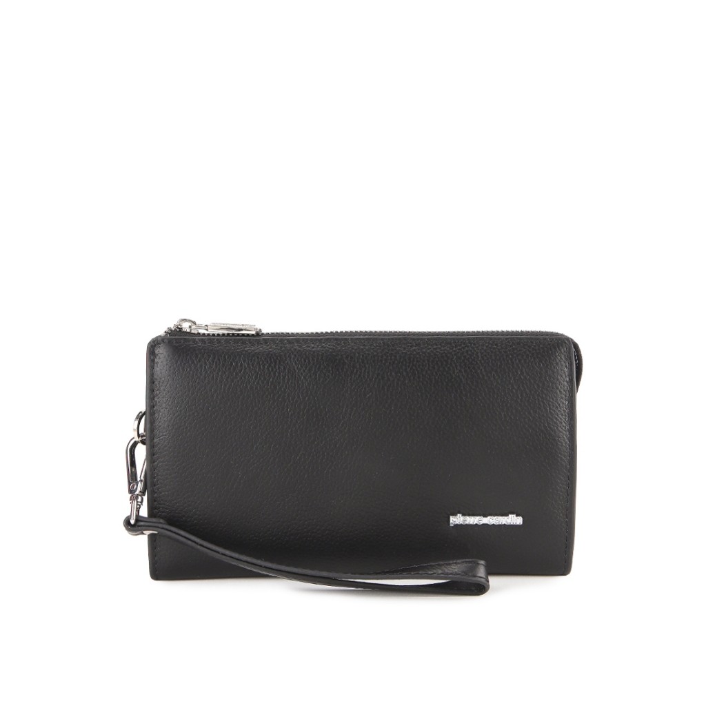 Pierre Cardin Clutch Handbag Tas Tangan Pria Kulit Hitam 0112831801BLA-Black