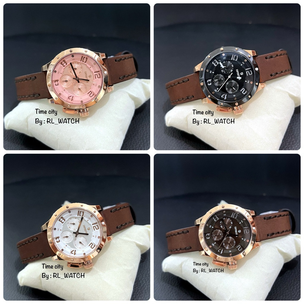 Jam Wanita Expedition E6381 Sporty Kulit