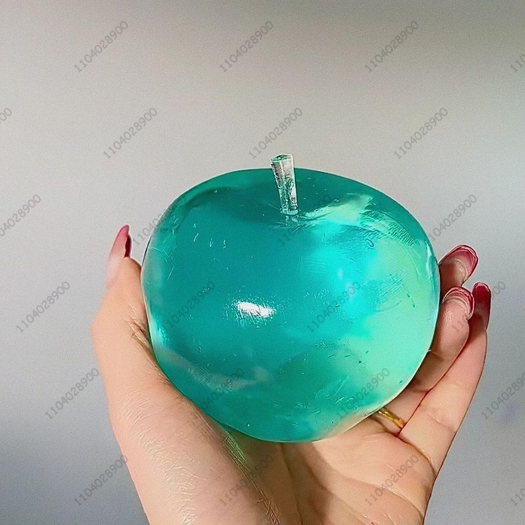 Big Apple Shapable Stress Ball Squishy Transparent Apple Stress Ball Squeeze Vent Ball Stress Reliev