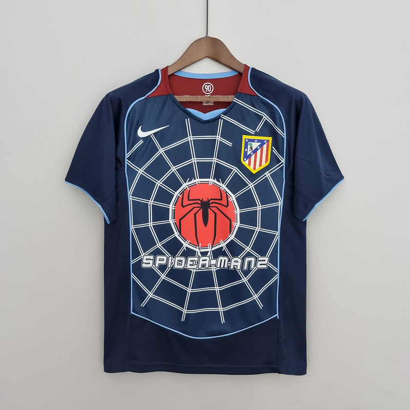 Jersey Retro 04/05 Atletico Madrid away a41 Bola Retro football T shirt pria