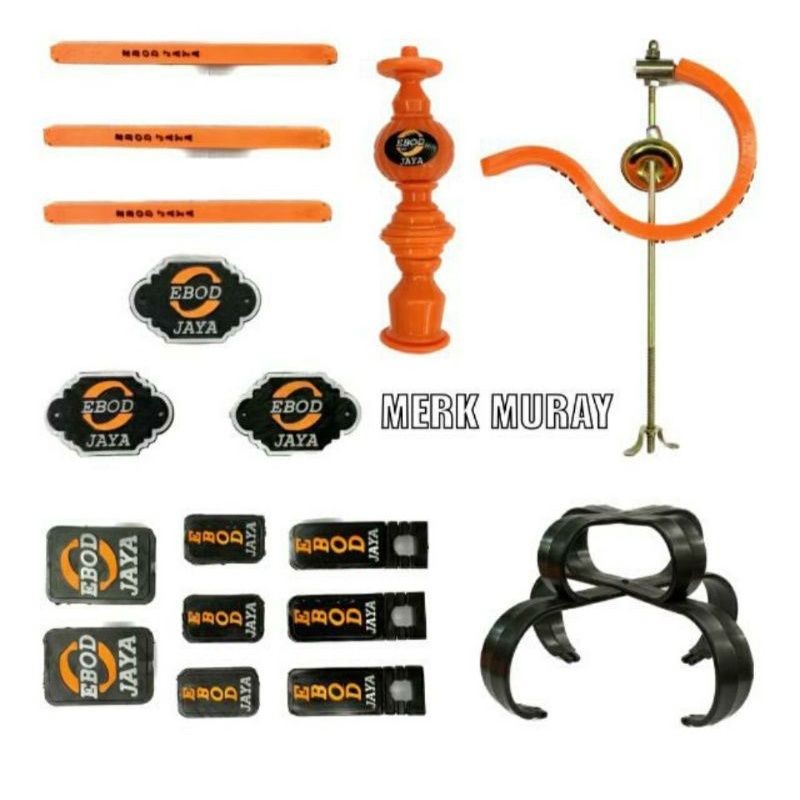 (Fulset Full 1 set) Mahkota Ebod Jaya Fullset Aksesoris Sangkar Murai Murey Ori Original Orisinil Ga