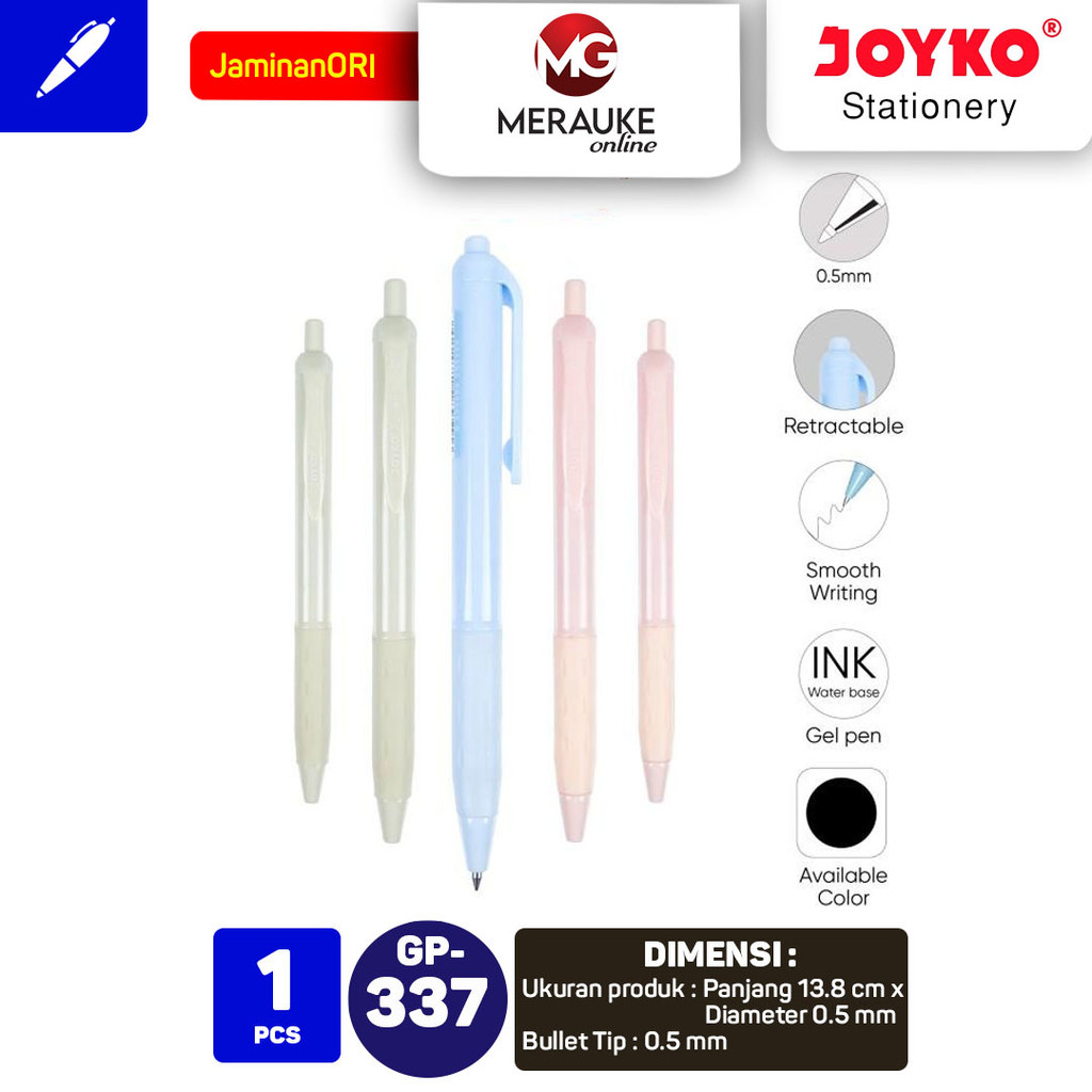 Gel Pen JOYKO Paspen GP - 337 (Satuan)