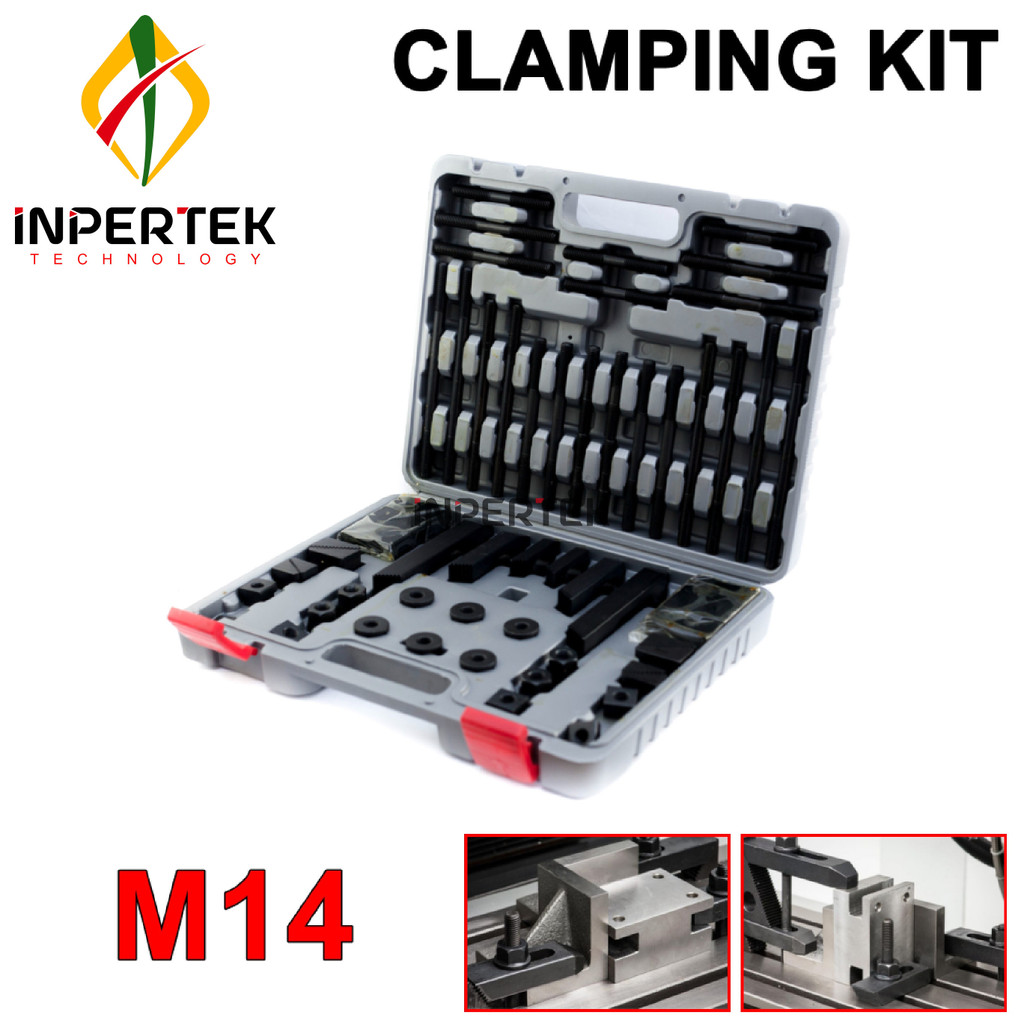 Clamping Kit M14 Clamp Set M 14 Klem Penjepit Mesin Milling Clemping Set