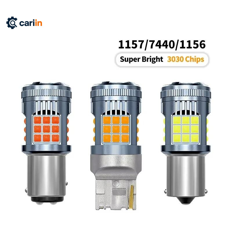 Lampu Stop Sein Ghost Laser 30W untuk Motor 1156 1157 7440 7443 T20 W21W