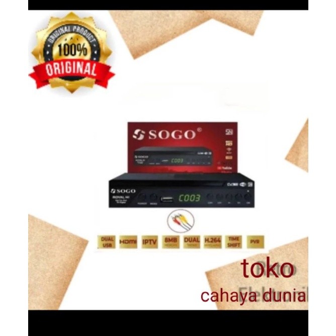 STB SOGO DIGITAL TV SET TOB BOX DVB
