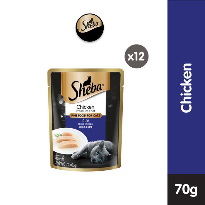 Sheba Pouch isi 12 -  Sheba Pouch Wet Food - Chicken