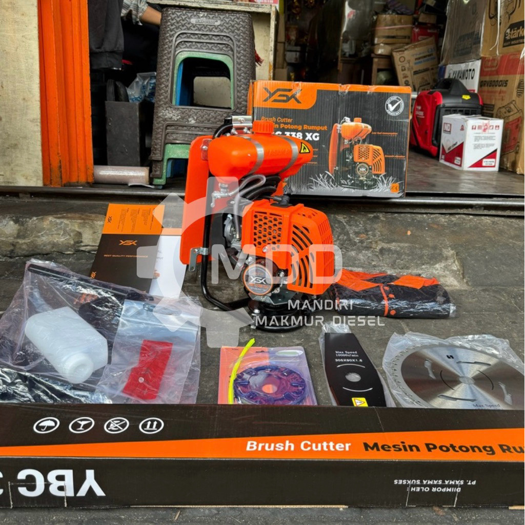 YBC 338 XG YASUKA BRUSH CUTTER | MESIN POTONG RUMPUT 2 TAK YBC 338 XG YASUKA