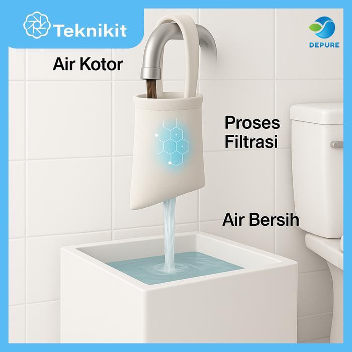 Depure Filter Air Keran / Filter Kran Air Sumur / Kain Saringan Penjernih Air / Filter Saringan Tore