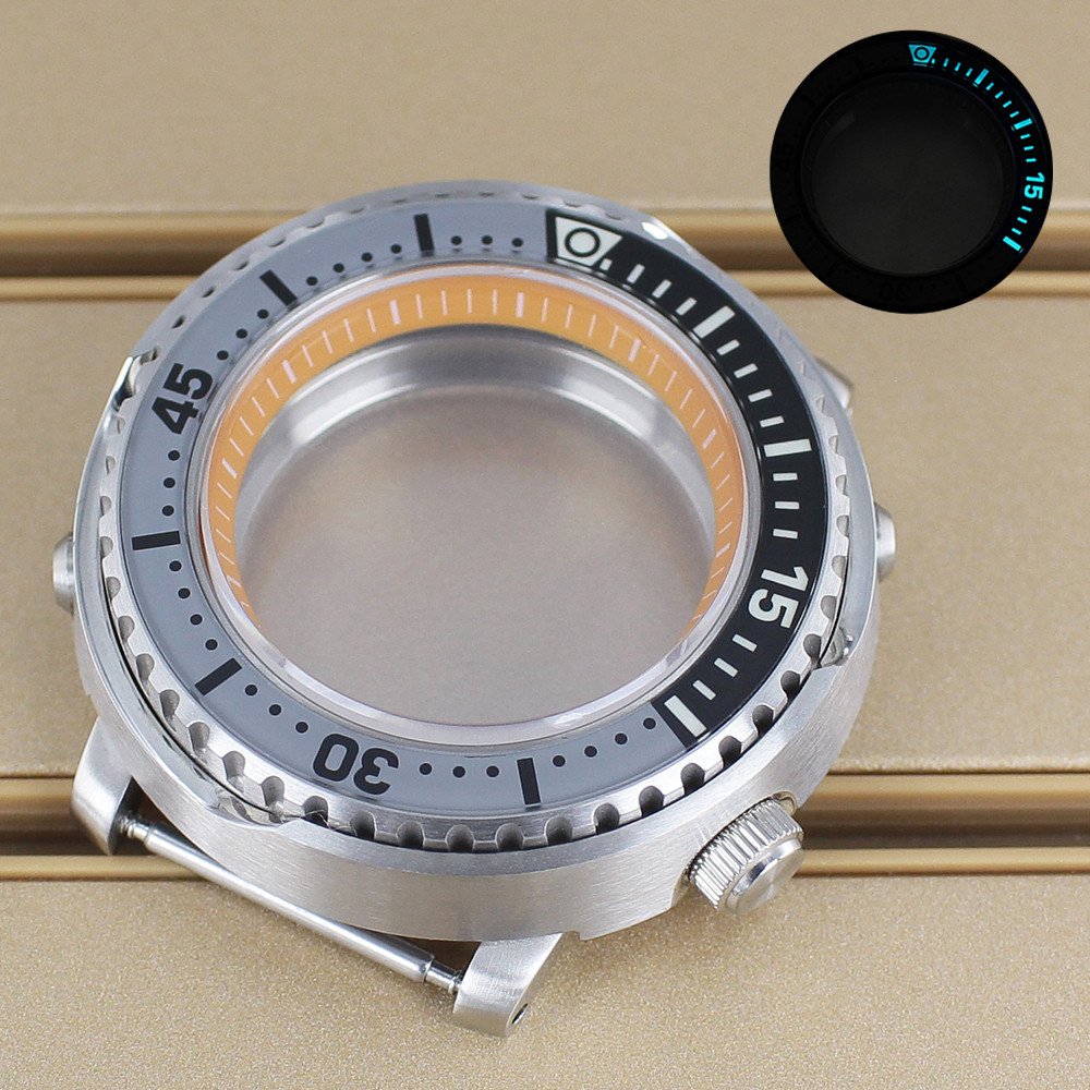 200M ving 43mm Tuna Canned SKX Mod Watch Case 43mm For Seiko NH35 NH36 NH34 NH38 4R36 Movement 28.5m