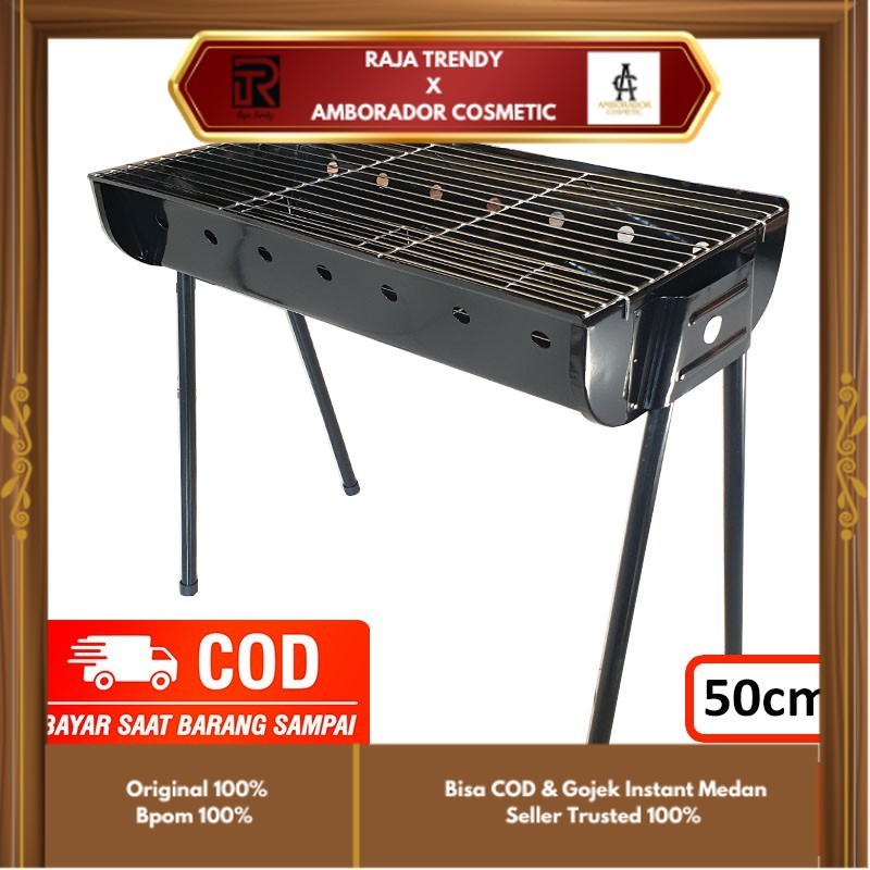 Maspion Alat Panggangan Arang 50cm | Bbq Grill Pan | Bakaran Areng | Perangkat Memanggang | Barbeque