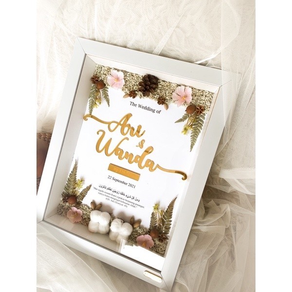 custome MAHAR FULL RUSTIC / MAHAR AKRILIK / MAHAR BUNGA KERING / MAHAR MURAH