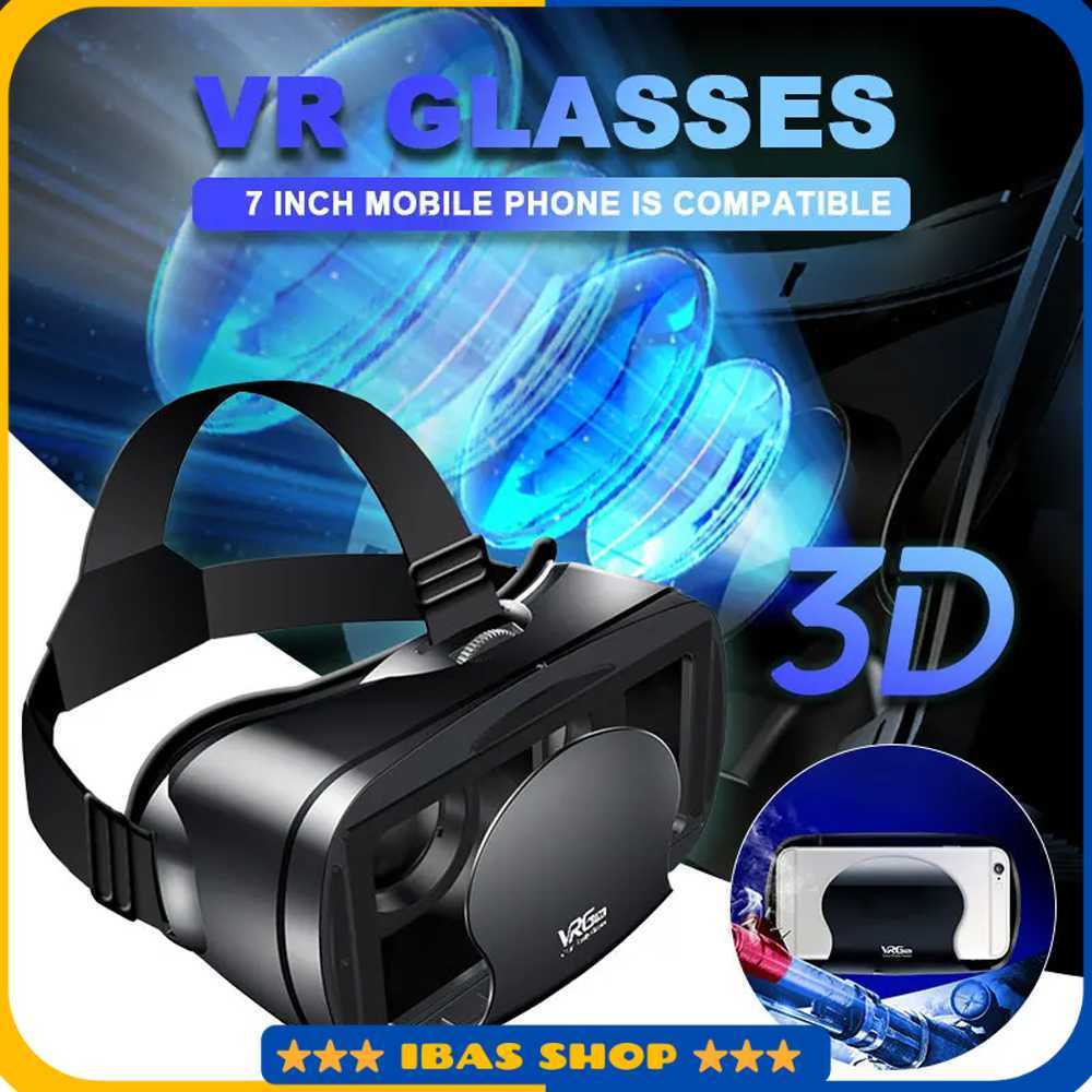 VR Box 3D Virtual Reality Glasses Adjustable 7 Inch Smartphone - PRO