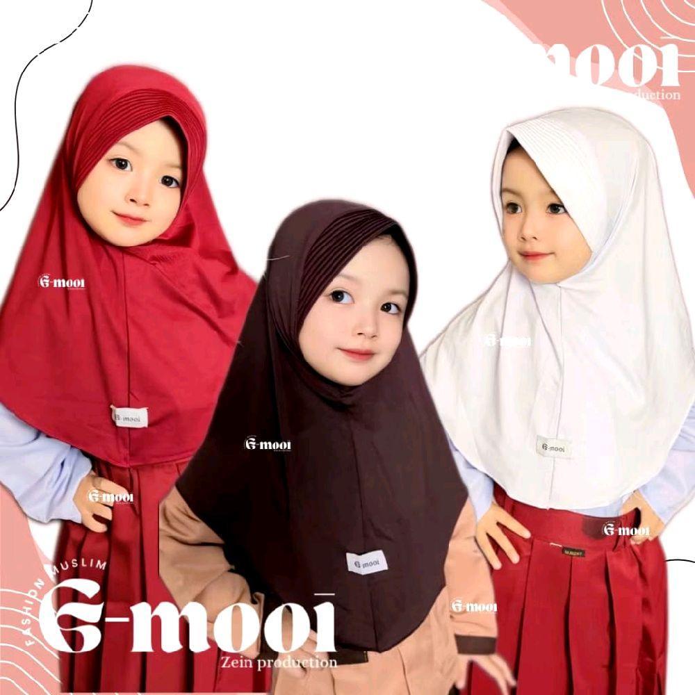 G-mooi Hijab anak 0-10 tahun hijab anak sekolah merah putih SD Hijab anak sekolah SD kerudung anak I