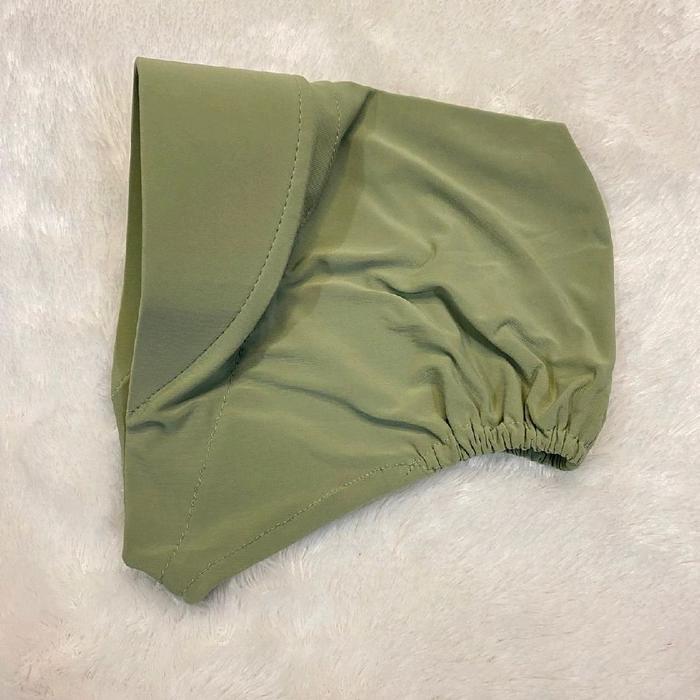 Ciput Pet Marsha Pet Cepol Daleman Jilbab Wanita - Sage