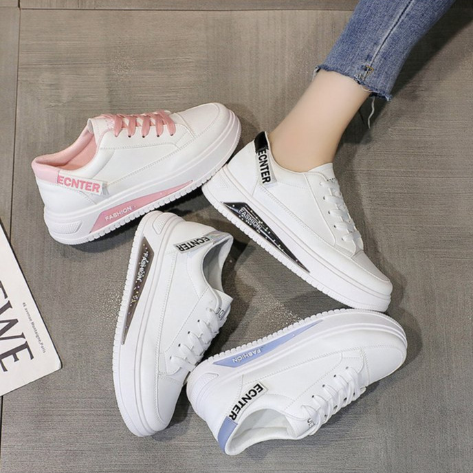 NS2022-07 Sepatu Sneakers Wanita Sepatu Wanita Sepatu Kekinian Sepatu Sneakers Kasual Wanita