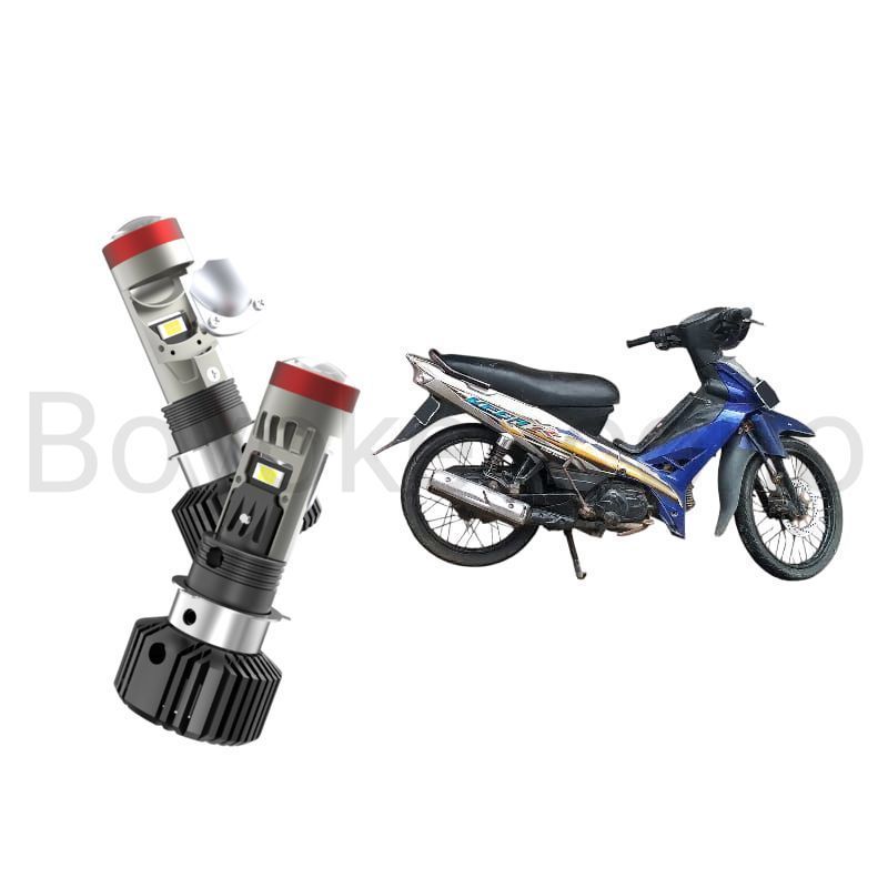 1pcs Lampu depan LED H6 BiLED High power Kipas motor Yamaha VEGA R Byk