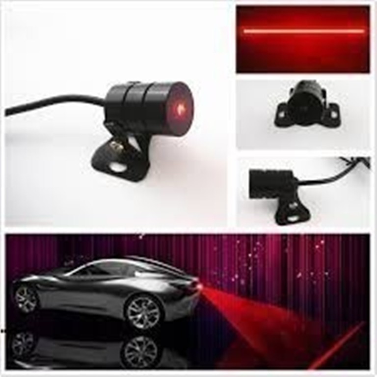 (8F) LAMPU LED LASER BELAKANG MOTOR MOBIL foglamp rear fog light safety