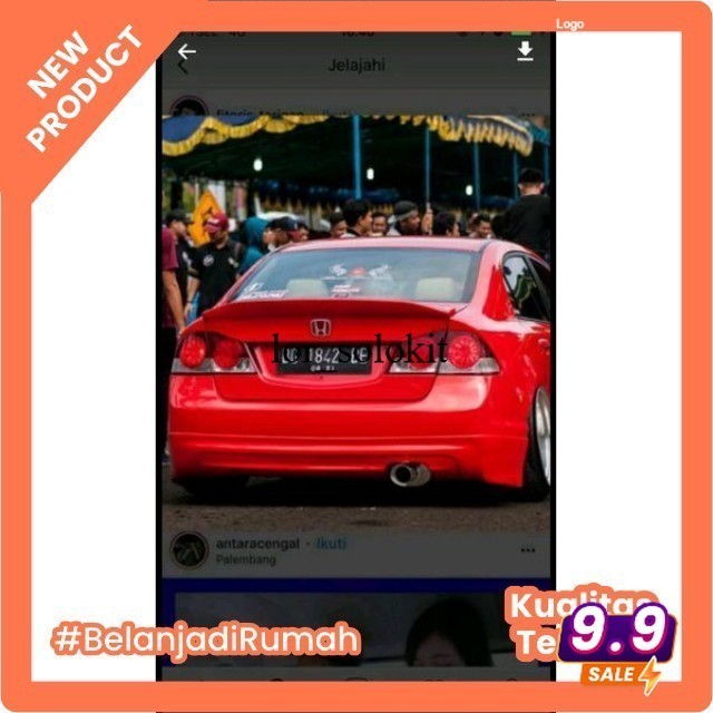 [READY] Bodykit Ductail Civic Fd Aksesoris