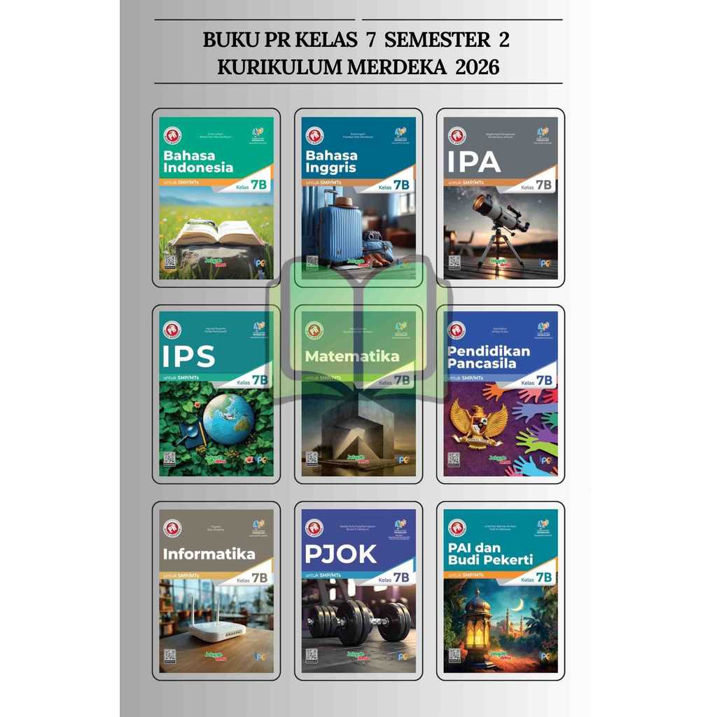Buku PR/LKS SMP Kelas 7/VII Semester 2 Intan pariwara Terbaru