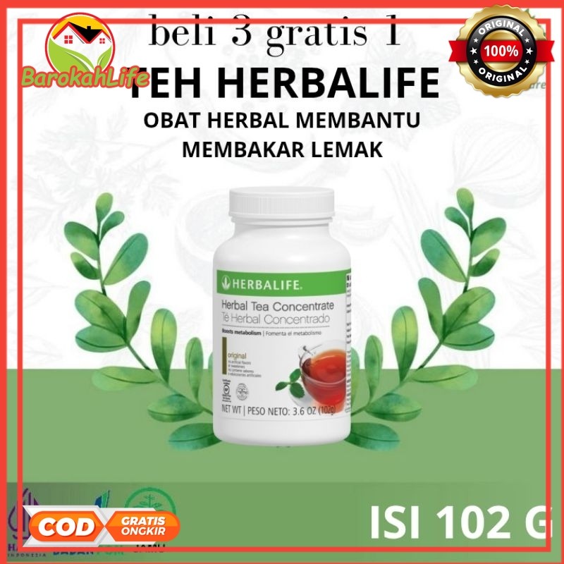 Herbalife Original 100% TEH HERBALIFE CONCENTRA PELANGSING BADAN TEH PELANGSING BADAN PEMBAKAR LEMAK