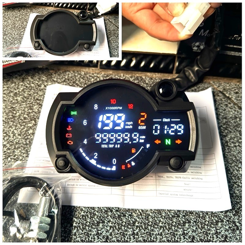 Speedometer Koso Rx2N Digital CB Spido Spedometer Spidometer Koso Rx2 N Vixion Modif