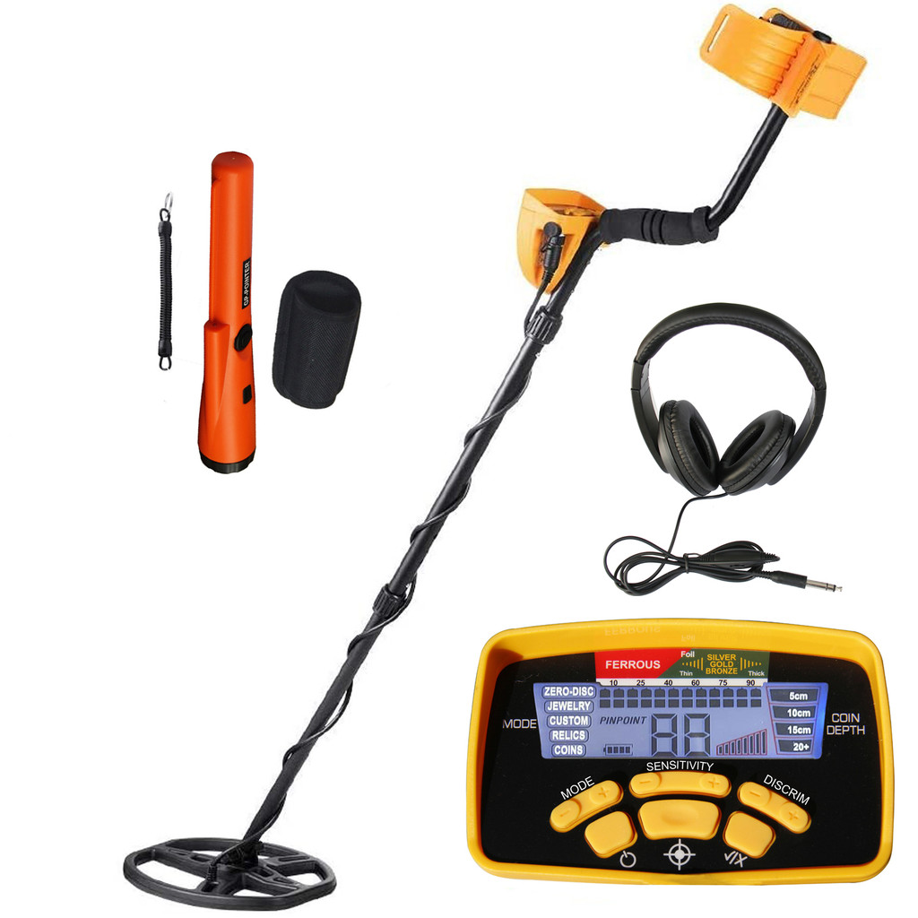 Professional Underground Metal Detector, Gold gger, Treasure Hunter with 11 Waterproof Search Coil, 