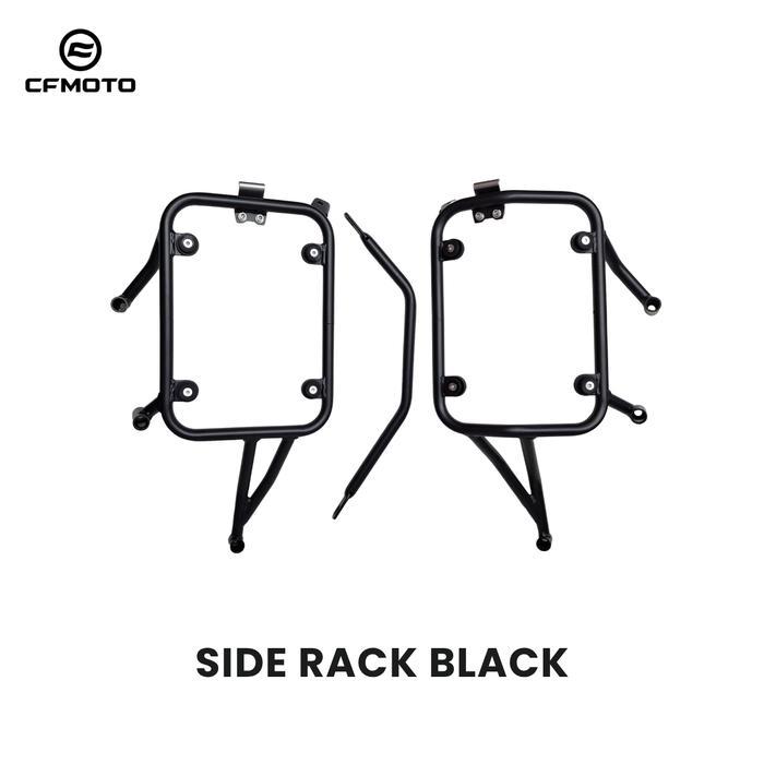 Side Box Aluminium Full Set + Side Rack Bracket PNP CFMOTO 450 MT Pannier Motor Touring - Side Rack