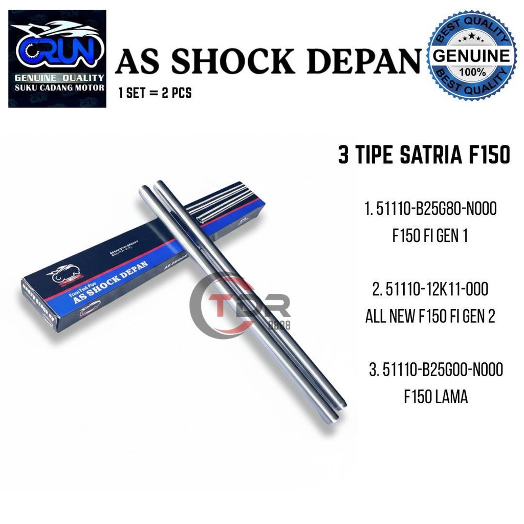 CRUN As Shock As Shockbreaker Depan Suzuki Satria FU150 OLD Satria FU 150 FI