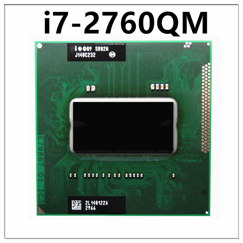 I72760QM SR02W i7 2760QM CPU laptop processor Socket G2 rPGA988B support HM65 HM75 HM76 HM77 chipset