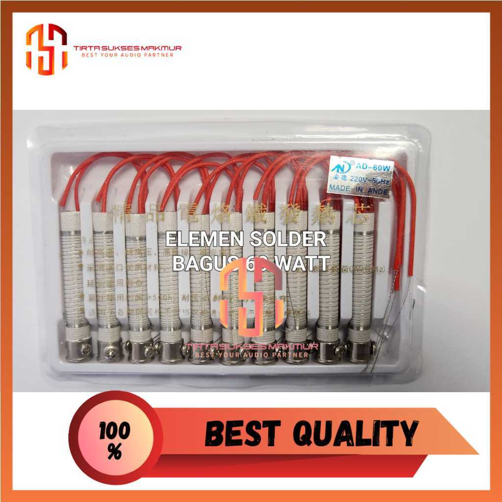 Elemen Solder MURAH DIAMETER LUBANG 40Watt, 60Watt