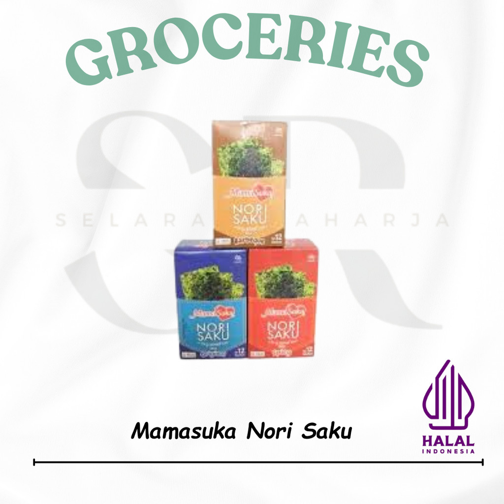 Mamasuka Nori Saku - Rumput Laut Kering Isi 12