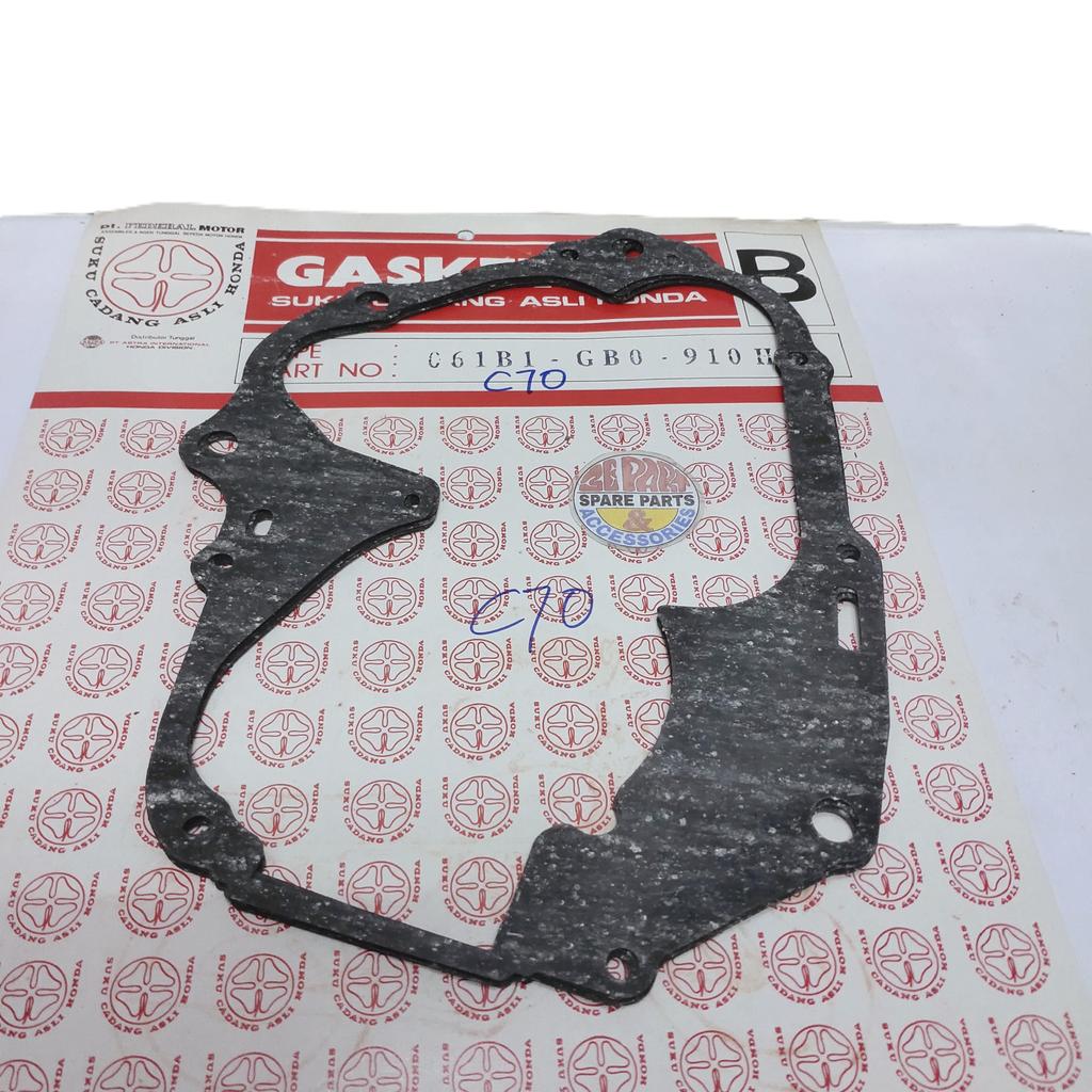 Paking Blok Mesin Tengah Honda C70 C700 C800 Gasket Karter Tengah