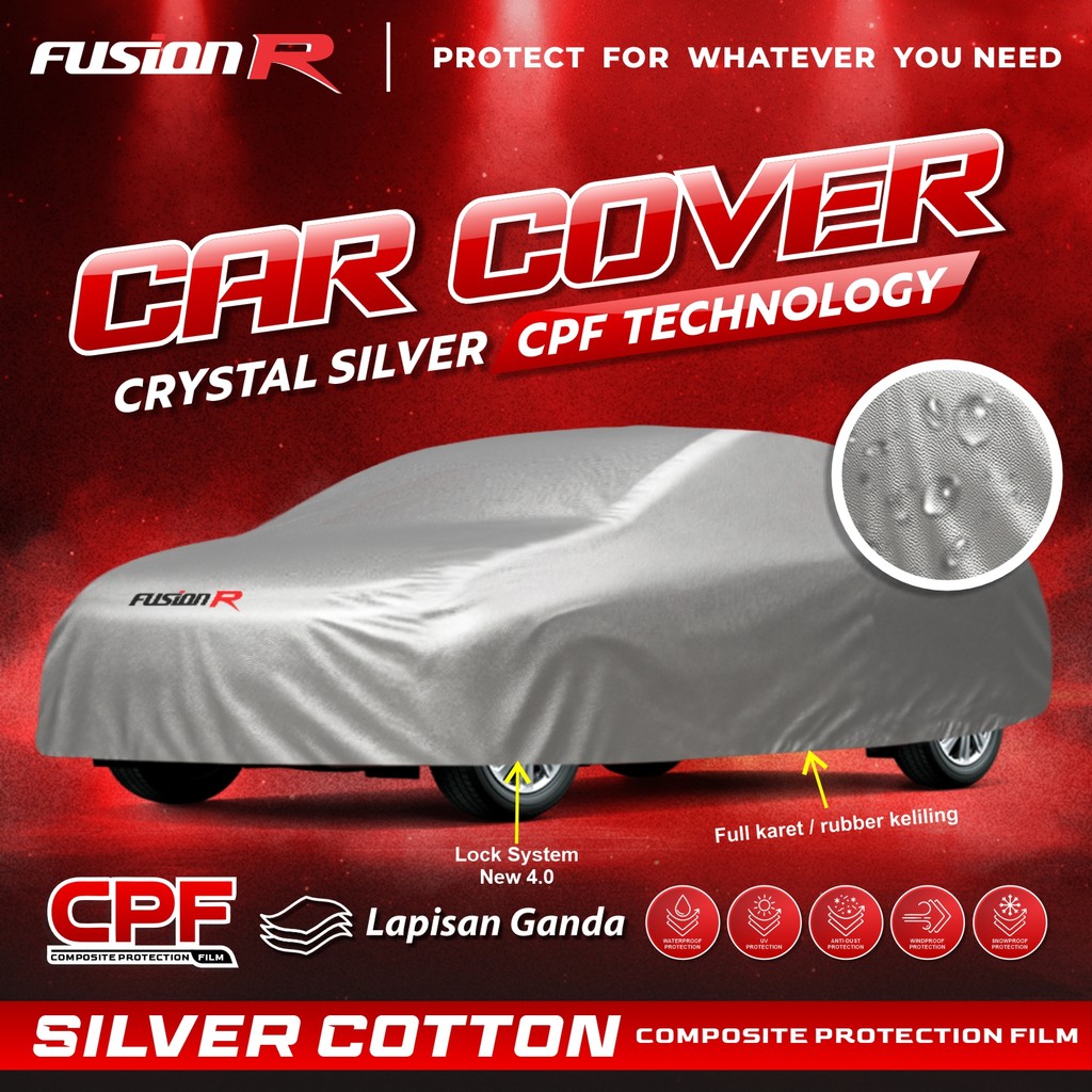 Fusion R Cover Sarung Penutup Mobil Camry, Civic, Accord, Altis, Cross,  Vios, Raize,Rocky, Cortez, 