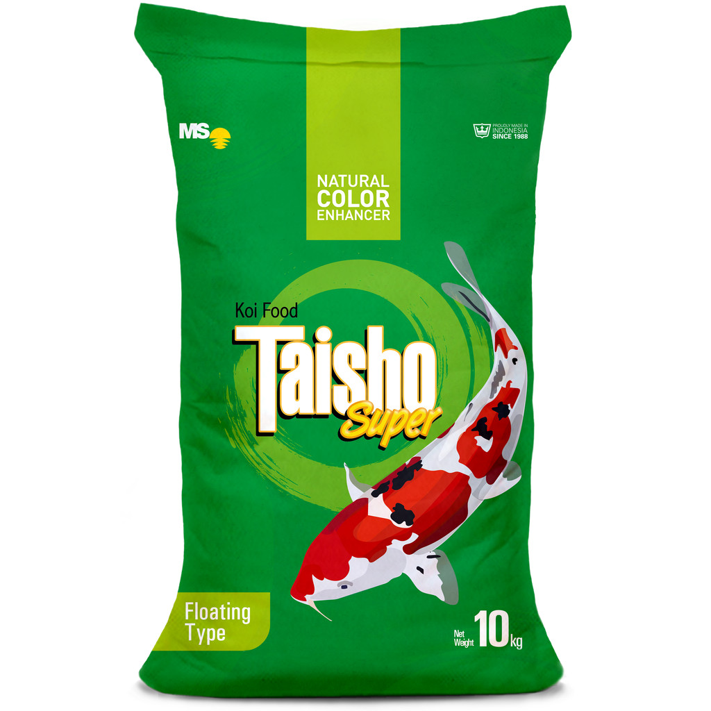 Taisho Hijau Pelet Makanan Ikan Koi 10kg 5mm