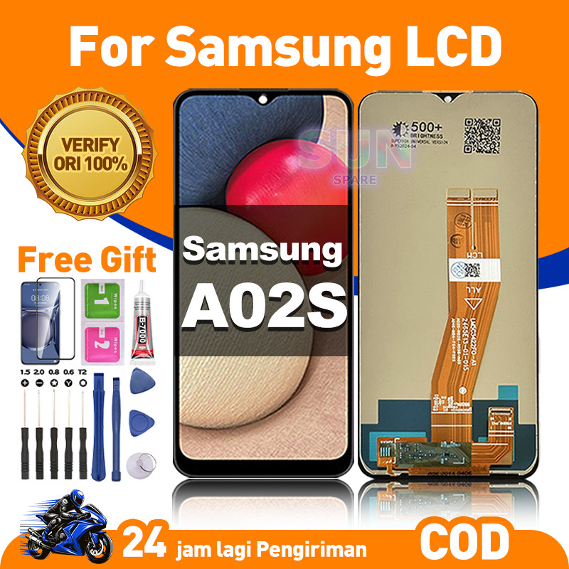 Original For LCD Samsung A02S asli hp layar lcd anti blue light HD HOT SALE Kualitas Terbaik Garansi