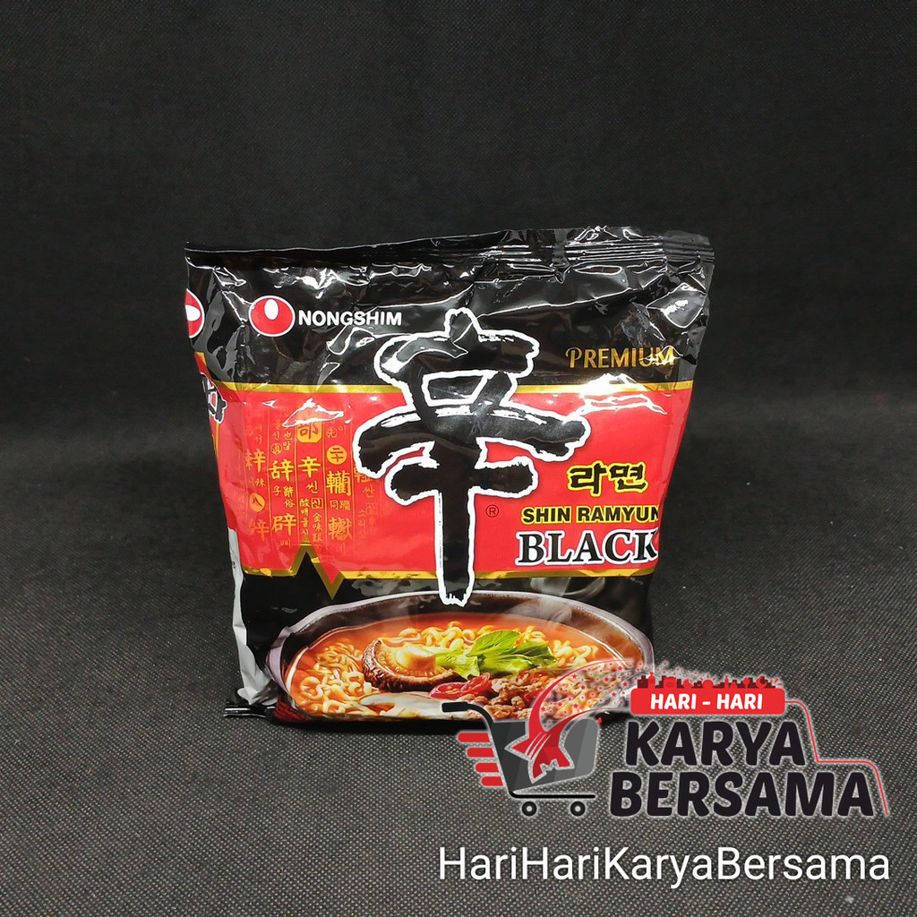 MAKANAN MIE INSTAN NONGSHIM SHIN RAMYUN BLACK 130GR