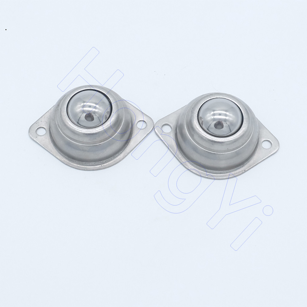 1Pcs Roller Ball Transfer Bearing Universal Caster Screw Mounted Round Ball Bull Wheel CY12151819253