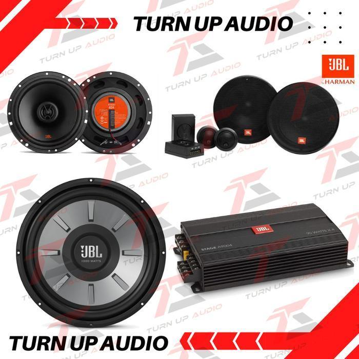PREMIUM PAKET AUDIO MOBIL JBL BY HARMAN CARDON FULL SET ORIGINAL TERBAIK NEW