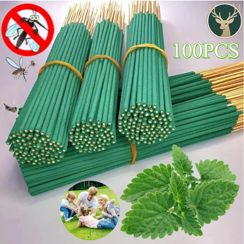 100PCS Obat Nyamuk Dupa Herbal / Dupa Pengusir Lalat / Dupa Pengusir Nyamuk Dan Lalat/Obat Nyamuk Ba