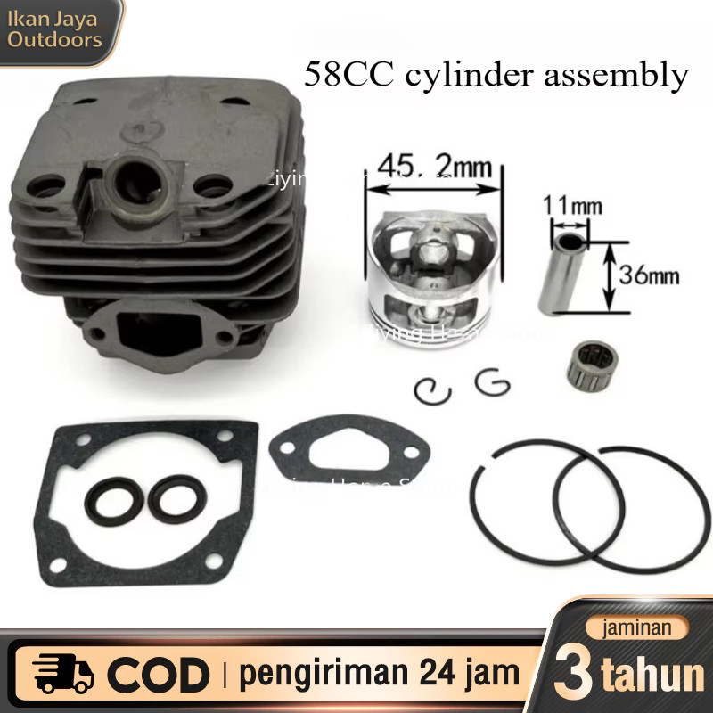 Blok Maestro 5800 Block SENSO Maestro 6500 Cylinder Blok Chainsaw 5800 / 45.2MM / Cylinder Block Ass