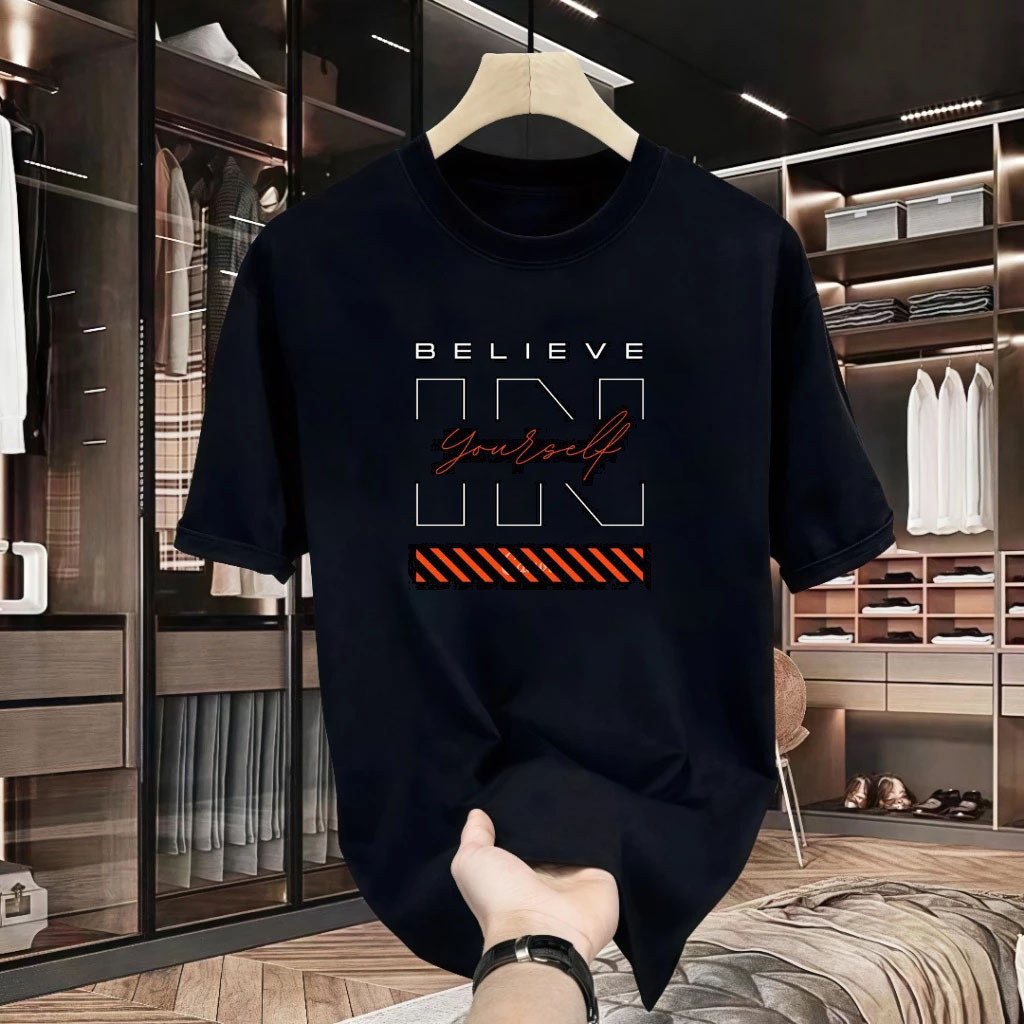 RUDEBASIC - Brown Horse Monogram Tiny Tee - Heavy Weight Cotton | Kaos Boxy | Kaos Coklat Pria