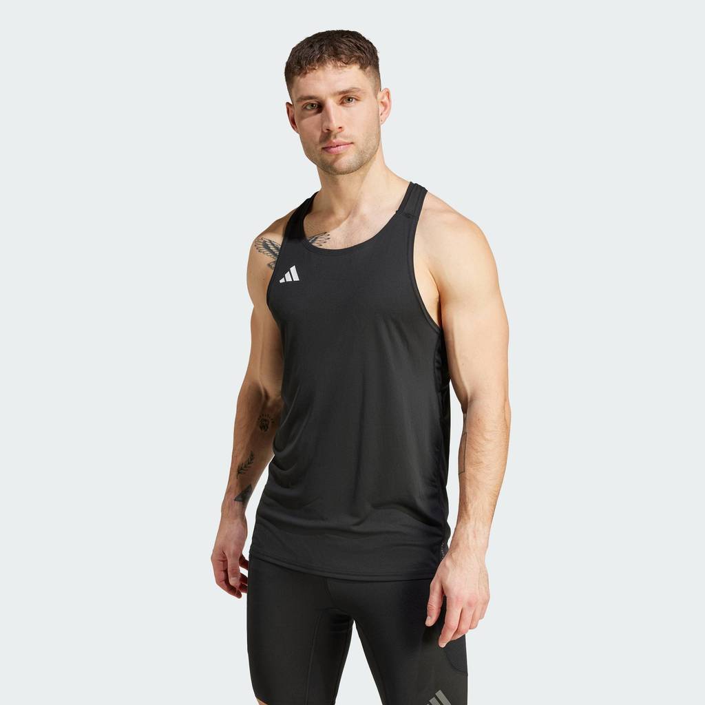 adidas Running Adizero Essentials Running Singlet Men Black IM8586