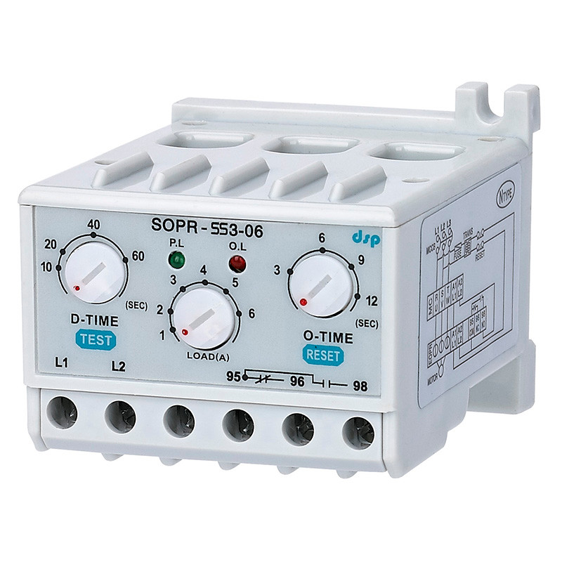 SamwhaDsp SOPRSS3220 Electronic Overload Relay Motor Protector Thermal Overload Relay (Un90260VAC)